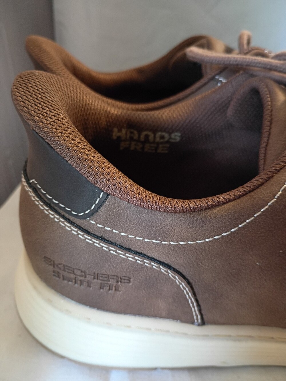 NWOT Skechers Swift Fit Shoes Hands-Free Mens Relaxed Fit Memory Foam Sz 14 - Picture 5 of 7